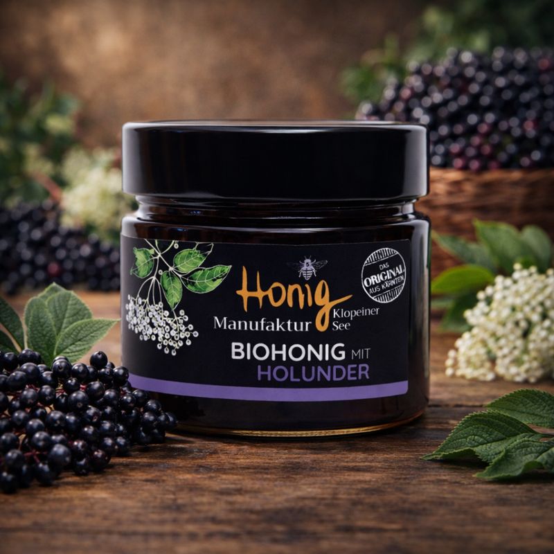 Biohonig mit Holunder 10% | 250 gramm