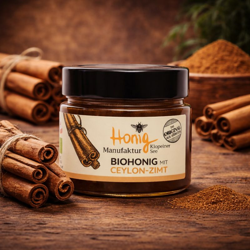 Biohonig mit Ceylon-Zimt 10% | 250 gramm
