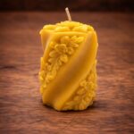 Bienenwachskerze Rosengirlande