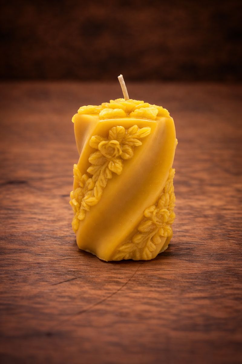 Bienenwachskerze Rosengirlande